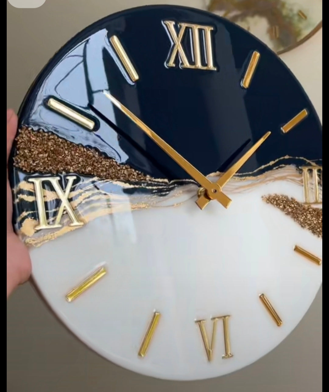 Resin Wall Clock